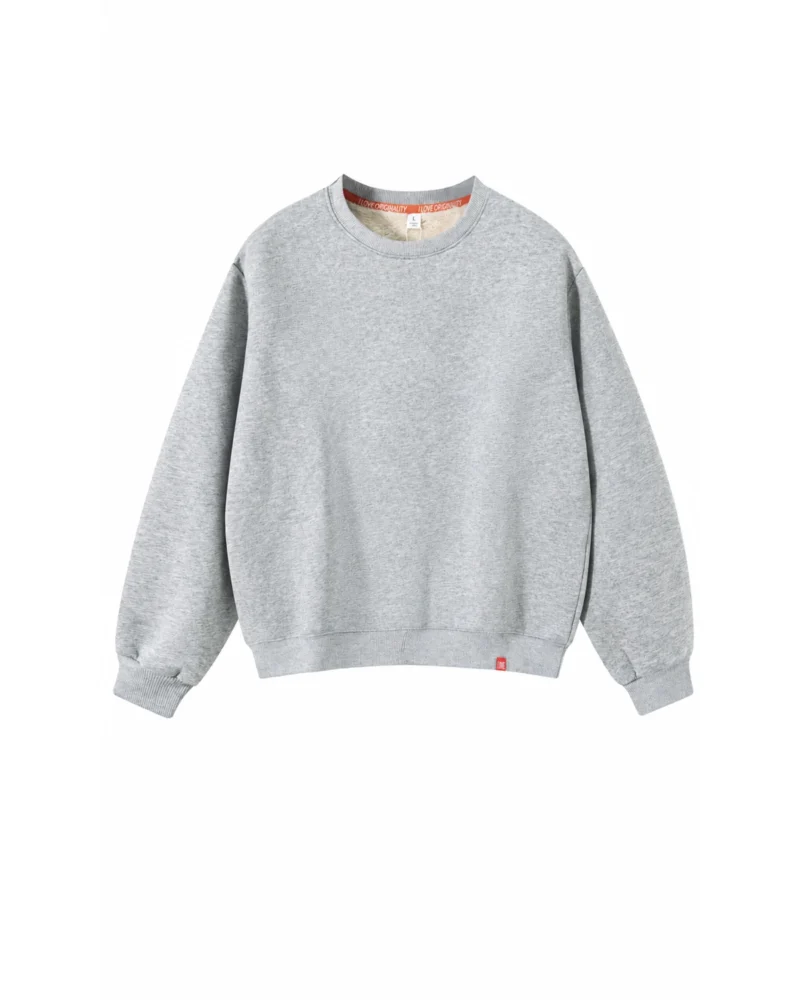 Unisex Fleece Lined Crew Neck Sweatshirt